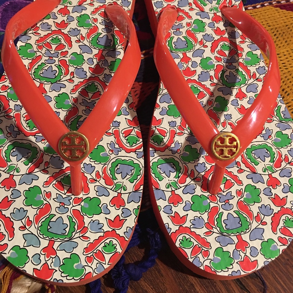 Tory Burch Flip Flops sz 8